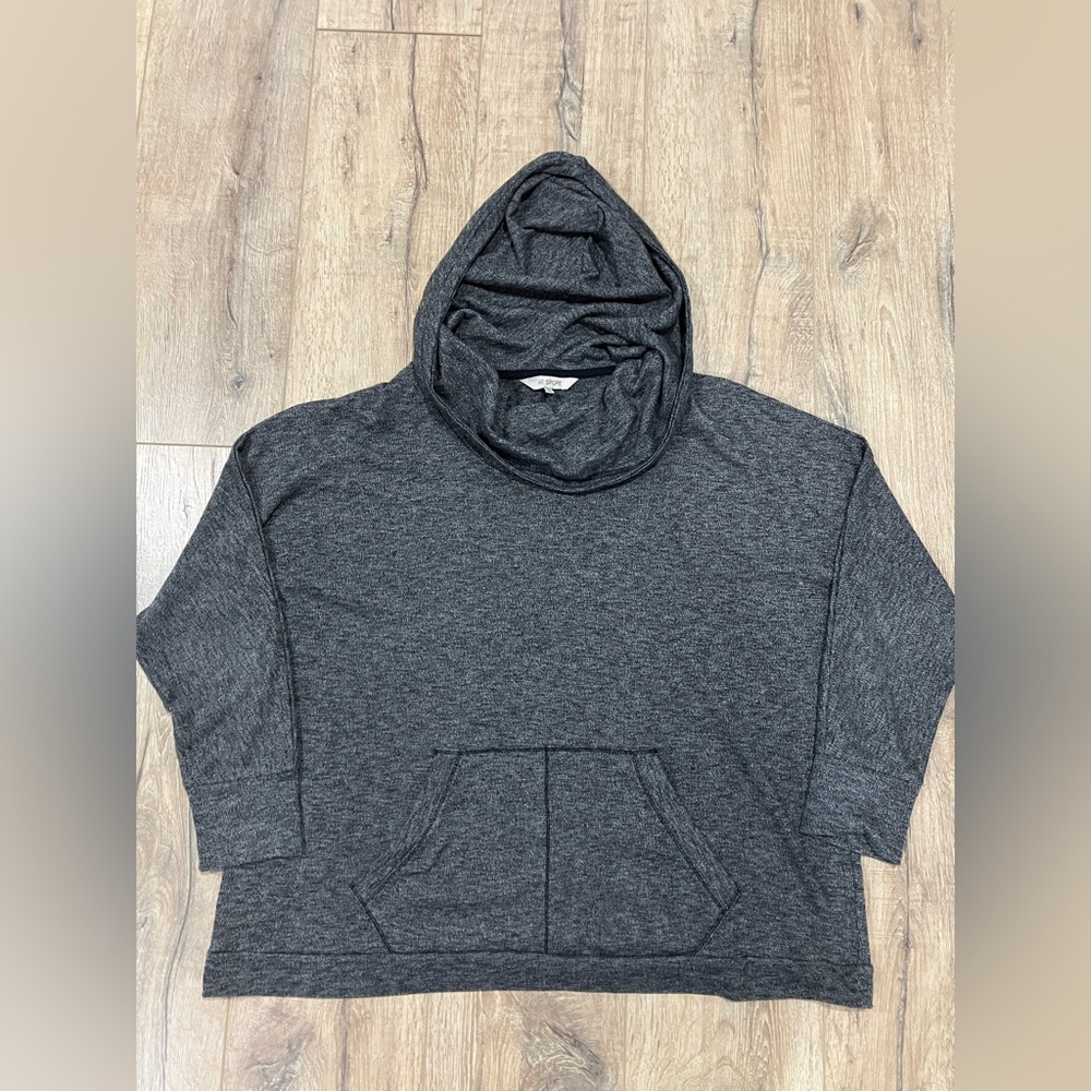 Cowl neck hoodie